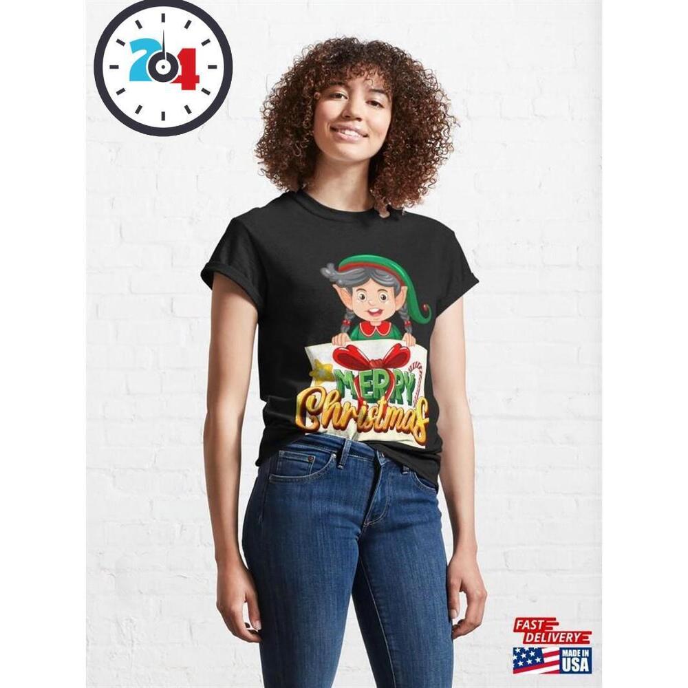 Merry Christmas Holidays Classic T-Shirt Unisex